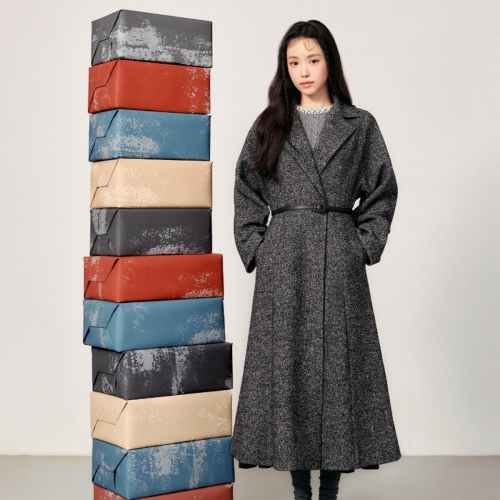 바바패션 JJ지고트 프리미엄 울 블렌드 핸드메이드 더블 코트GRBA0CT331