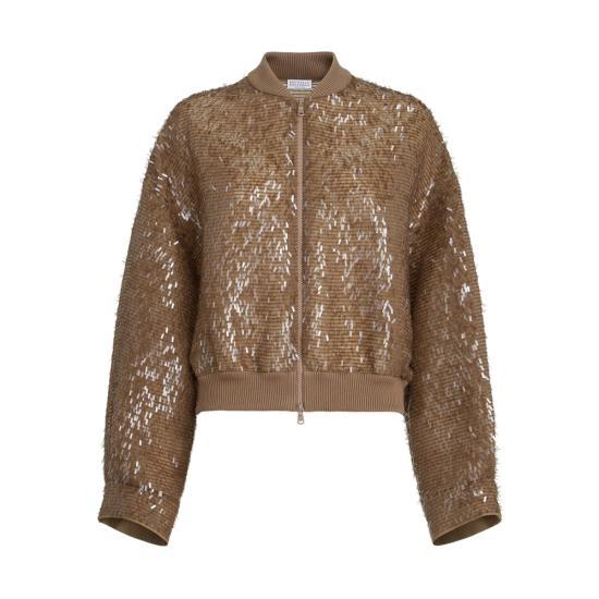 브루넬로쿠치넬리 봄버 자켓 MF940HW306 C9267 BROWN