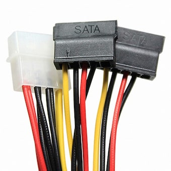 탑라인에이치디 HDTOP IDE 4핀 to SATA x2 Y 전원 케이블