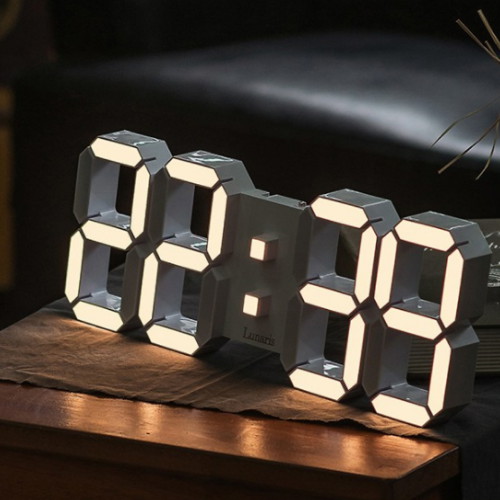 루나리스 위성 GPS LED 벽시계 38cm_이미지