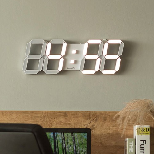 지성아이엔씨 루나리스 위성 GPS LED 벽시계 38cm