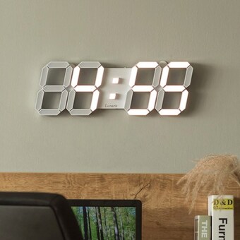 루나리스 위성 GPS LED <b>벽시계</b> 38cm
