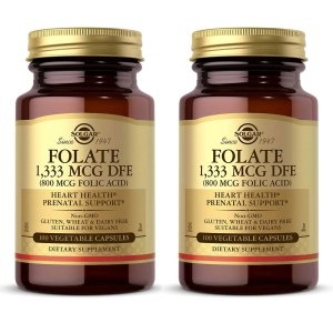 솔가 엽산 1333MCG DFE 800MCG FOLIC ACID 100캡슐 (2개)_이미지