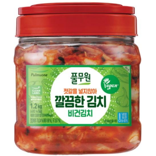 풀무원 깔끔한 비건김치 1.2kg