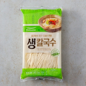 풀무원 쫄깃함이 좋은 도톰한 면발 생칼국수 1kg 1개