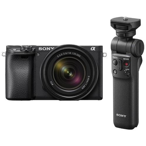 SONY 알파 A6400 렌즈세트 (18-135mm F3.5-5.6, 소니 무선슈팅그립)_이미지