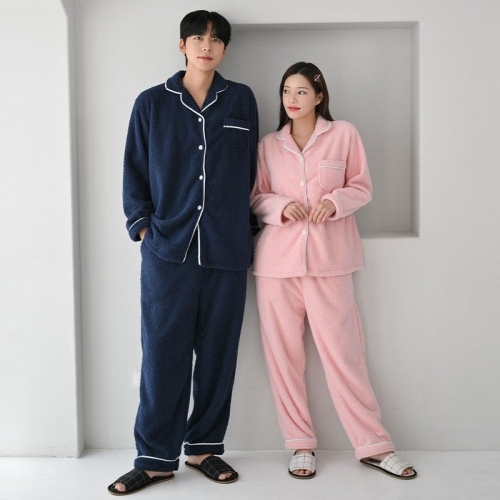 밀키웨이 겨울 수면잠옷 홈웨어 커플 파자마 투피스 6colors966363