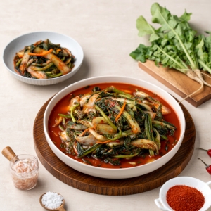 보성녹차김치 얼갈이+열무김치 2kg (1개)_이미지