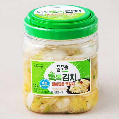 톡톡 썰은 백김치 PET 1.2kg 1개