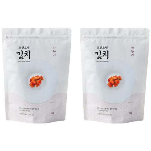 조선호텔 깍두기 1kg (2개)_이미지