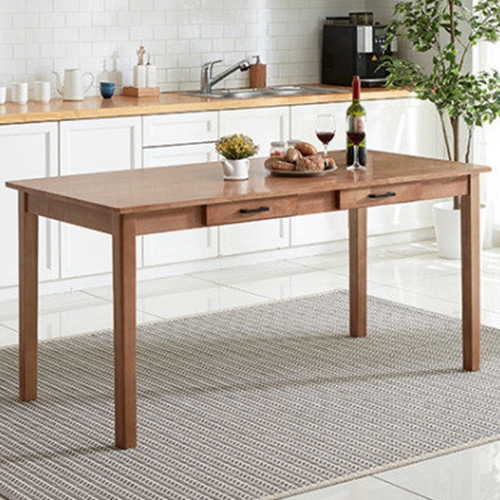 디자이너스룸  이스테지아 원목 식탁 1600 (의자별도)