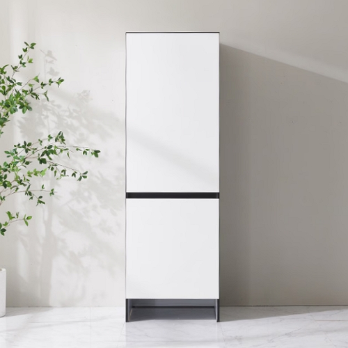 히트가구 F4973 냉장고형 로봇청소기 수납장 600