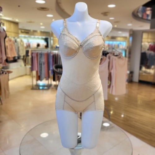 와코루 WBT3210CBE_C컵 문직 미듐 올인원 BE