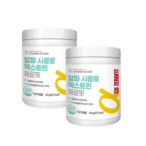 참굿즈 알파CD 시클로덱스트린 제로핏 150g (2개)