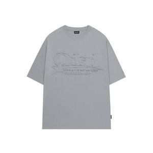 ODDSTUDIO ODSD 스타 워시드 오버핏 티셔츠 LIGHT GRAY OO5무르 MURT105LG 125963