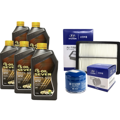 에쓰오일 세븐골드 5W30 + 순정필터 싼타페TM 가솔린