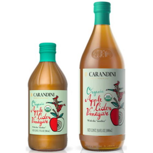 카란디니 유기농 사과식초 500ml + 1L (1개)_이미지