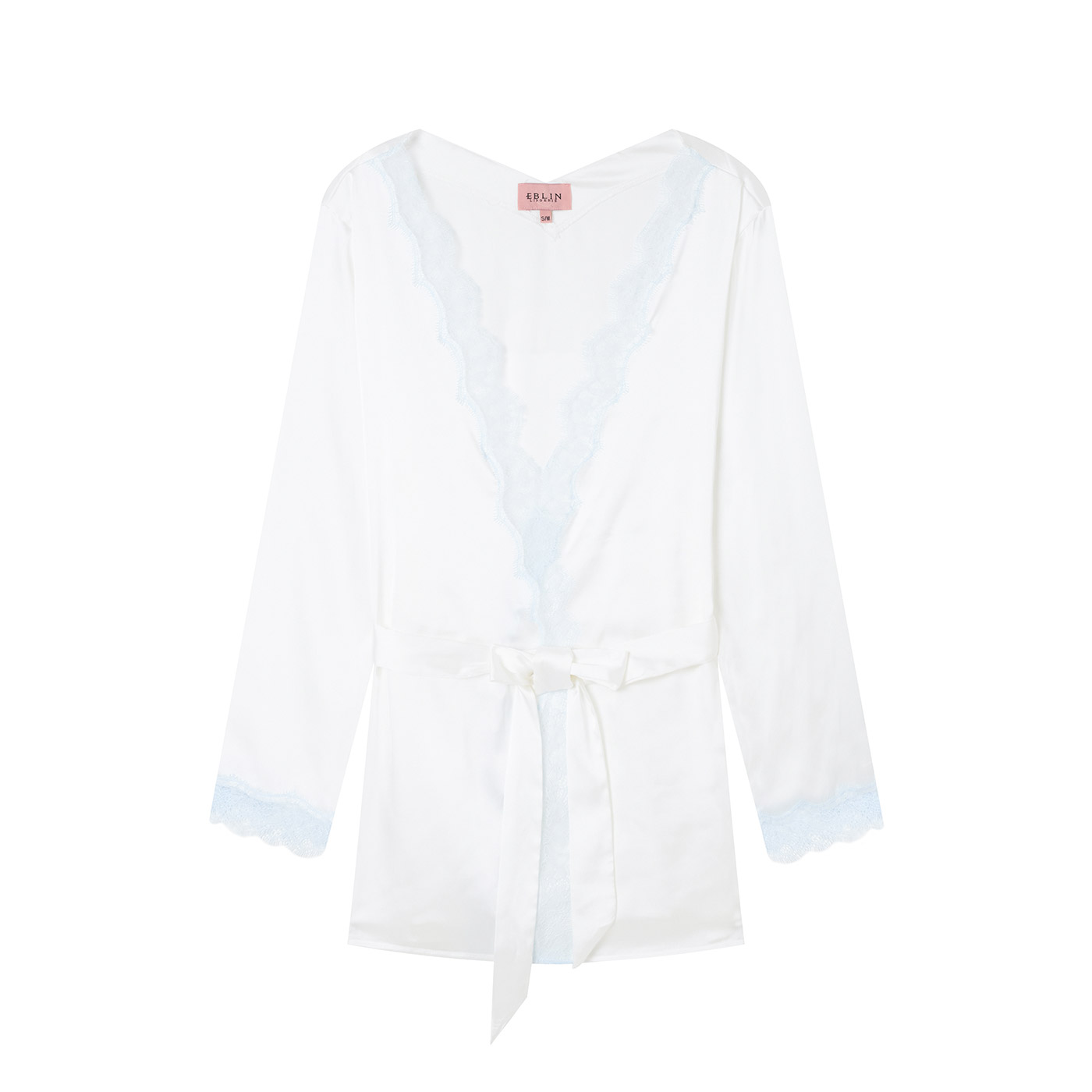 셋업 마리예 3PCS 새틴 홈웨어 WHITE EBPPG2480D