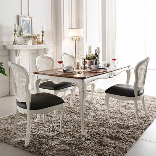 미즌하임  프렌치 식탁 1400 (의자4개)