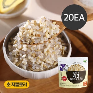 한채원 밥대신 43 칼로리 귀리 현미 곤약밥 110g (20개)_이미지