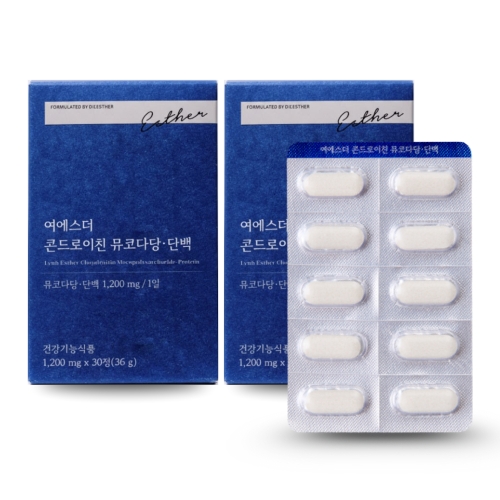  에스더포뮬러 여에스더 콘드로이친 뮤코다당 단백 30정 [2개]