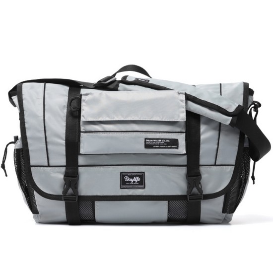 유니온 라인 메신저백 (그레이)