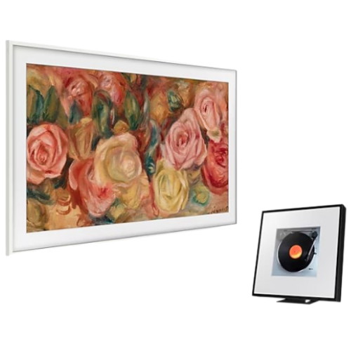 삼성전자 더 프레임 KQ55LSD03AFXKR + 뮤직 프레임 HW-LS60D (플랫 화이트+스피커)