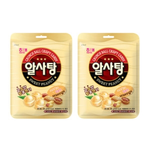 해태제과 해태 알사탕 126g 2개 입가심 땅콩캔디