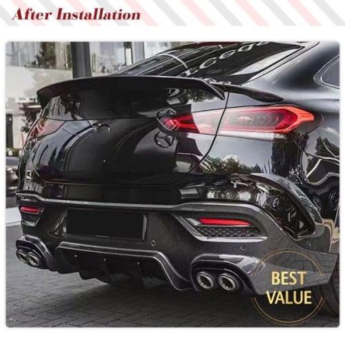 벤츠 GLE V167 W167 GLE450 350용 프론트 리어 범퍼 스포일러 스플리터 사이드 카나드 에어 벤트 인렛 안개등 트..