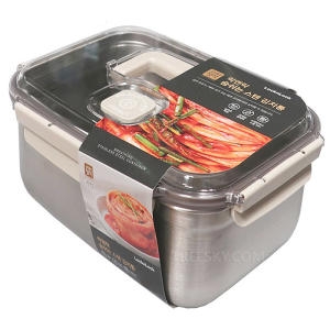 락앤락 숨쉬는 스텐 김치통 6.0L (1개)_이미지