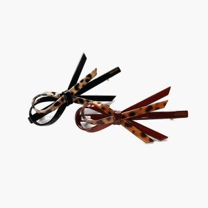 아즈나브르 제이로렌 0H0034 호피 리본   헤어핀