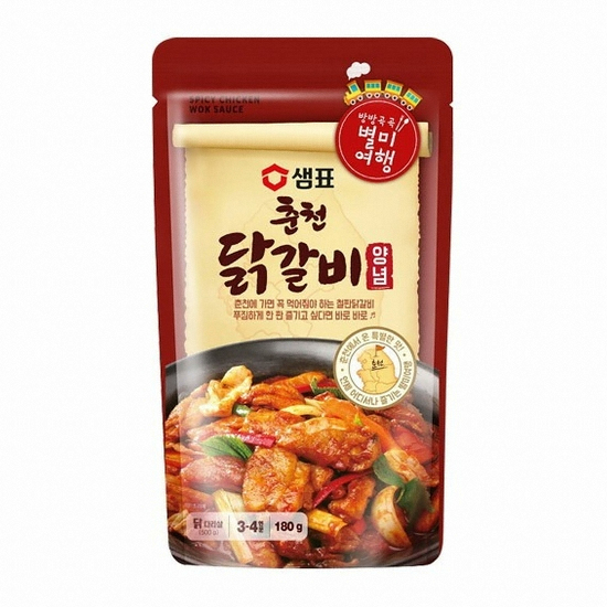 샘표식품 춘천 닭갈비 양념 180g (1개)_이미지