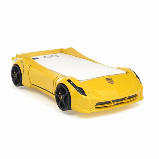 드림카베드 아동용 자동차침대 스파이더(옐로우) S (본넬스프링)_이미지