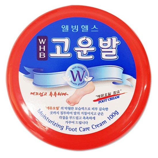 바이오메디코스 웰빙헬스 WHB 고운발 풋크림 100g (6개)_이미지