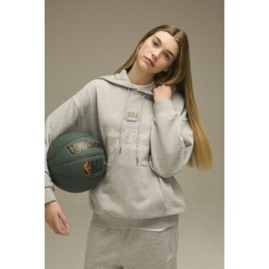 엠블렘 레터링 후드 티셔츠 N243TH041P 13_DG