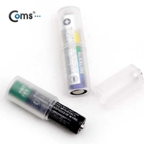 Coms 건전지 변환홀더 (AAA to AA타입) (1개)_이미지