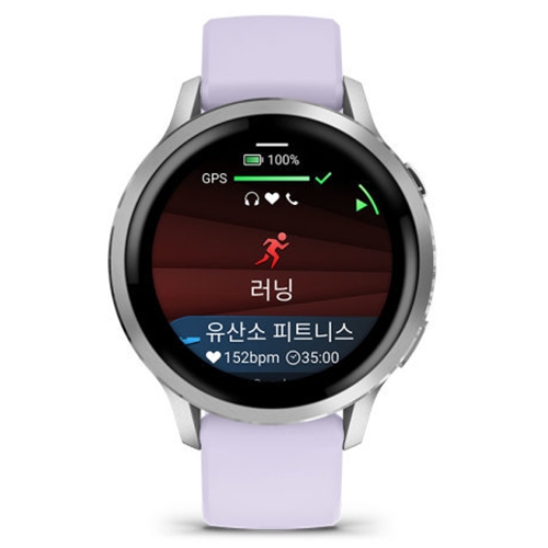 가민 베뉴 4 41mm 실버 페리윙클 (정품)_이미지