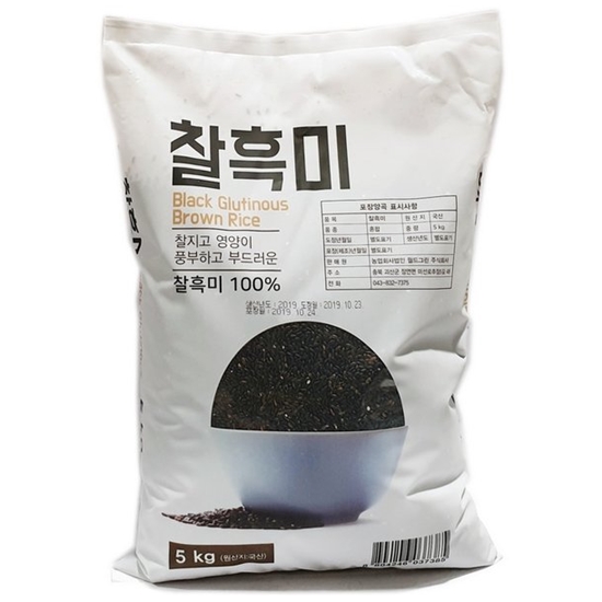  월드그린 찰흑미 5kg [1개]