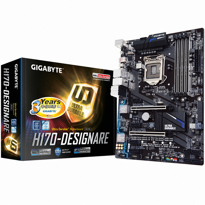 GIGABYTE GA-H170-Designare 듀러블에디션 피씨디렉트