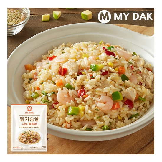 미트리 마이닭 닭가슴살 새우 볶음밥 250g (30개)_이미지