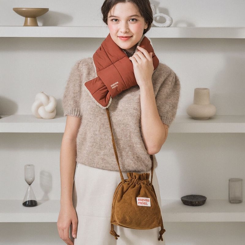 ���������� MASMARULEZ String cross bag_Corduroy Camel 3550646 175074