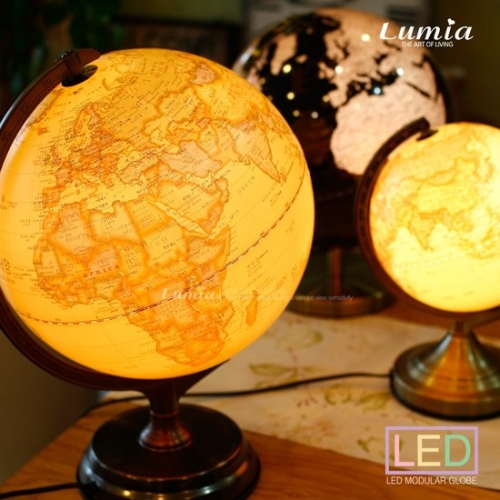 루미아 엔틱 스탠드 LED지구본 조명 12