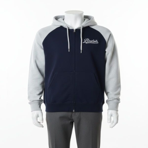 스파오 BOSTON 래글런 후드 집업_SPMZG23CY2 619660_이미지