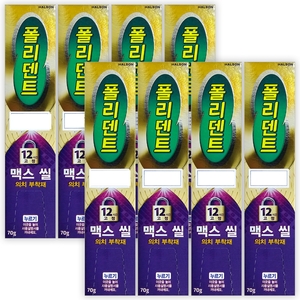 폴리덴트 의치부착재 맥스씰 70g (8개)_이미지