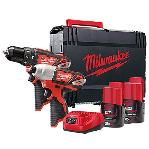 밀워키 M12 BPP2B 충전 콤보세트
