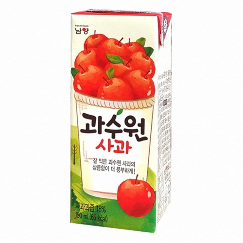 남양유업  과수원 사과 190ml (144개)