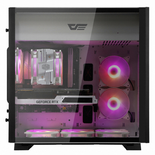 darkFlash DLE21 RGB 강화유리 (화이트)_이미지