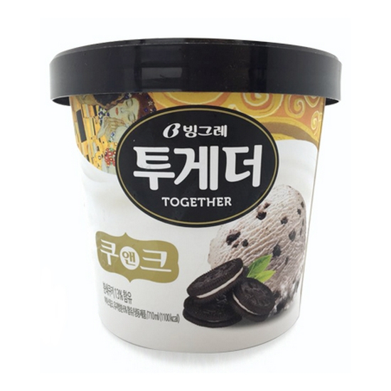빙그레 투게더 쿠앤크 710ml (4개)_이미지