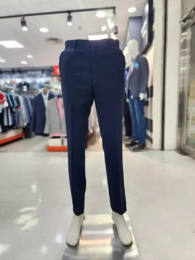 보스렌자 세이브존06 빅사이즈 42 봄 여름 정장 슬랙스 네이비 체크 RHSPA1112_이미지