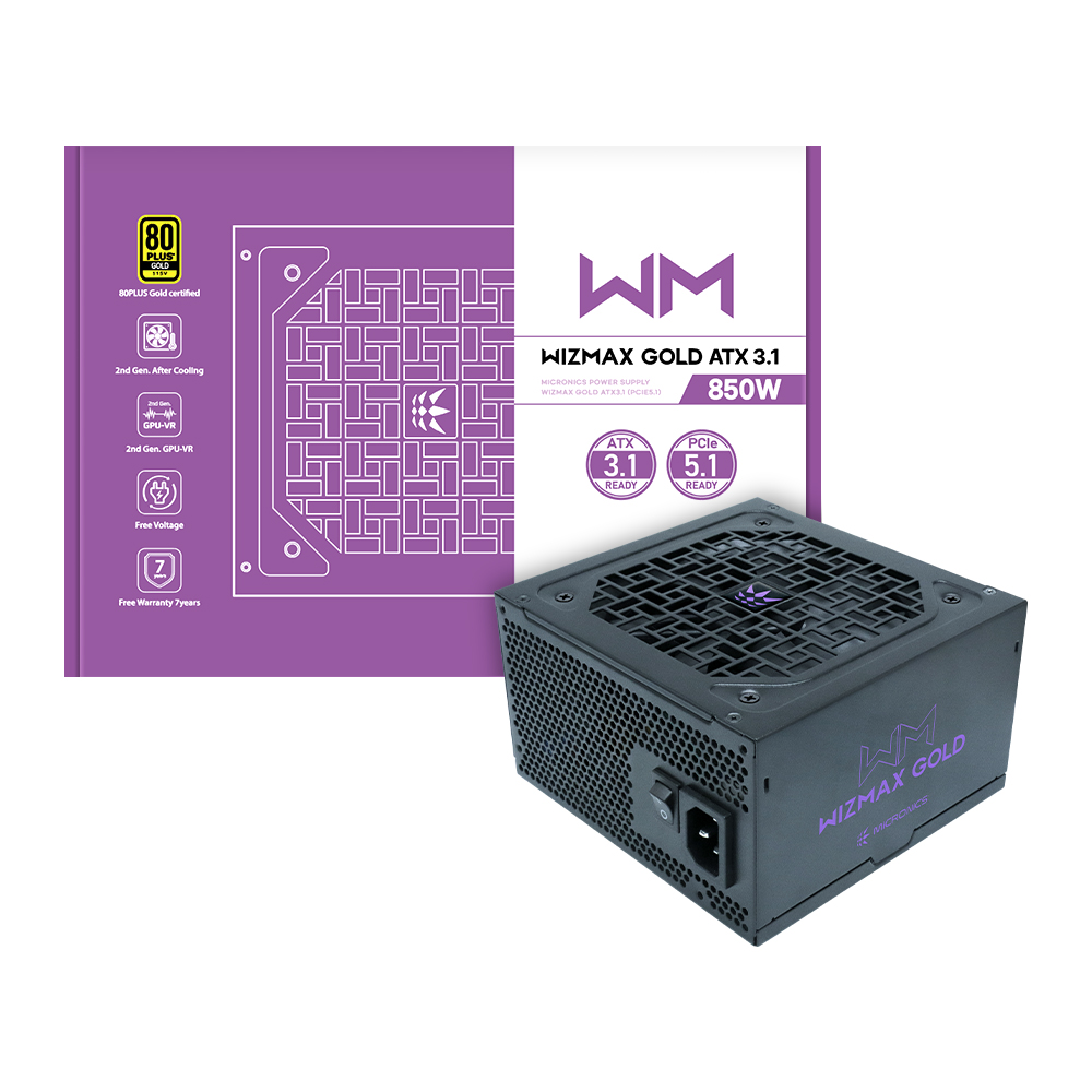 마이크로닉스 WIZMAX 850W 80PLUS골드 ATX 3.1_이미지